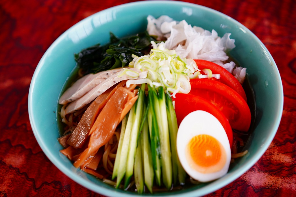 冷たいラーメン